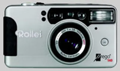Produktbild von Rollei Prego 140 Analoge Sucherkamera, 38 - 140 mm Brennweite, eingebauter Blitz