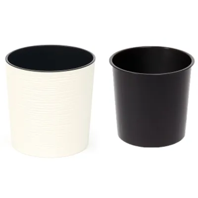 Obrázek produktu pro LAMELA spolka z organiczona odpowiedzi. Obal MALVA - vrub krémová Ø 19 cm 19,5 cm