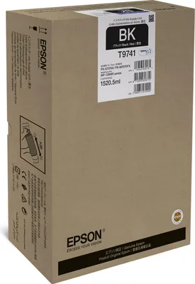 Produktbild von Epson T9741 - Größe XXL - Schwarz - original - Tinten-Packung - für WorkForce Pro WF-C869R