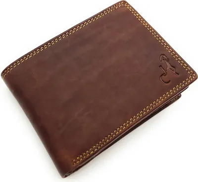 Produktbild von Jockey Club Basic echt Leder Geldbörse Portemonnaie Geldbeutel RFID Schutz braun