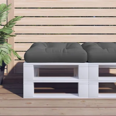 Produktbild von BEI CLORIS Palettenkissen 50x50x12 cm Grau Stoff 2024 Neu6101339