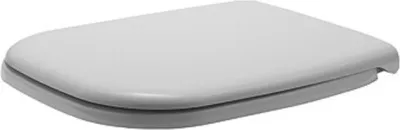 Produktbild von Duravit WC-Sitz weiß Absenkautomatik D-CODE Duroplast 443x359x50 mm eckige Form