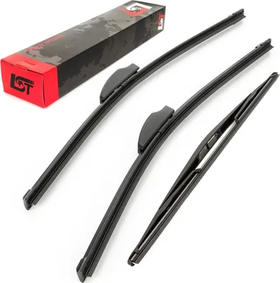 Produktbild von Frontwischer + Heckwischer Scheibenwischer Set für RENAULT CLIO I NISSAN
