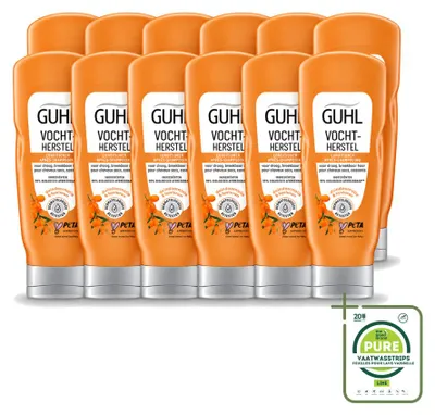 Produktbild von 12 x Guhl Feuchtigkeitsaufbau Creme-Conditioner - 200 ml - Großpackung - 12 Stücke