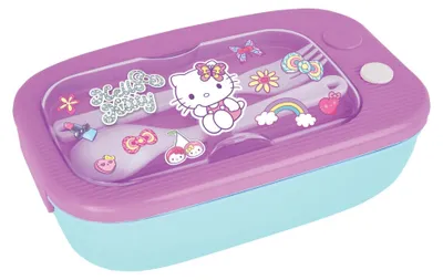 Immagine prodotto di Contenitore per la colazione 1100 ml Hello Kitty Mil rosa e blu - PATIO