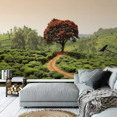 Produktbild von A.S. Création Vlies Fototapete Landschaft Red Tree Hills DD118901 Natur Tapete
