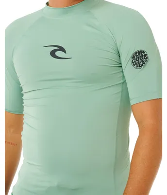 Rip Curl Rashguard WAVES UPF PERF S/S - aloe