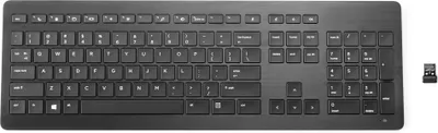 Produktbild von HP Wireless Premium Keyboard clavier RF sans fil Noir