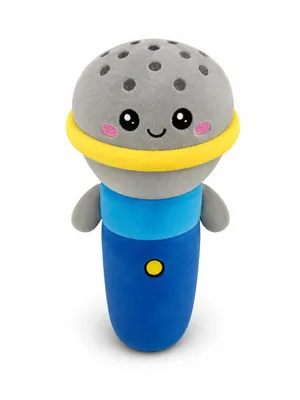 Produktbild von Mikrofon Kuscheltier 27 cm Musik Mikrofon Plüschtier Stofftier Weiches Kawaii Geschenk für Kinder