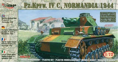 Productafbeelding van Mirage Hobby 72853 - 1:72 Pz.IV C, Normandië 1944