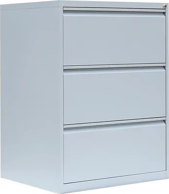 Produktbild von Büro Hängeregistratur Bürocontainer 101x76cm 3 Schübe doppelbahnig grau 561320
