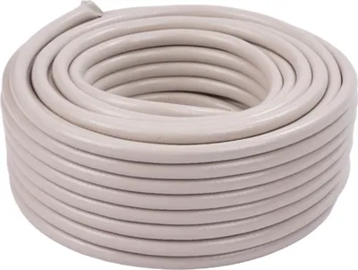 Produktbild von Relaxdays Gartenschlauch, 50 m, universeller Wasserschlauch 1/2", UV- & wetterfest, Gewebeschlauch Garten, PP, beige