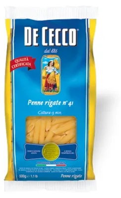 Immagine prodotto di Nudeln Pasta Penne Rigate n° 41 5 x 500 gr. - De Cecco