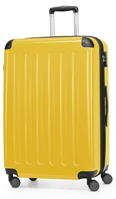 Produktbild von HAUPTSTADTKOFFER - Alex - Großer Hartschalen-Koffer mit Rollen Trolley XL Rollkoffer Dehnfalte Reisekoffer 120L, TSA-Schloss,Gelb