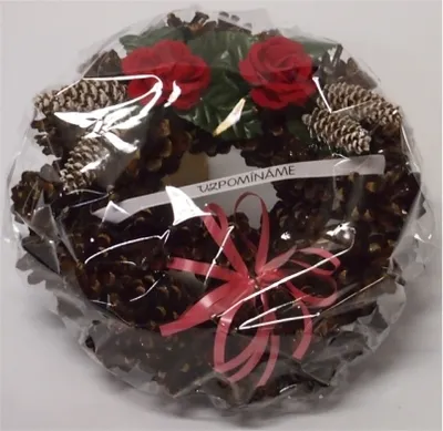 Zdjęcie produktu dla Wieniec ogrodowy Nohel Wieniec cmentarny malowany d20cm