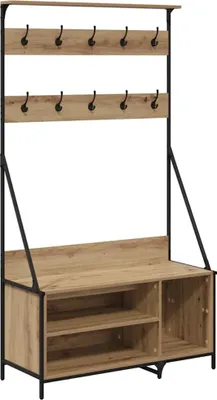 Obrázek produktu pro vidaXL Věšák na kabáty Artisan dub 100 x 41 x 184 cm materiál na bázi dřeva