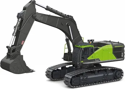 Immagine prodotto di Escavatore cingolato ACV730 V3, controllo proporzionale 1:14, pronto all'uso, colore grigio-verde, lunghezza 61 cm