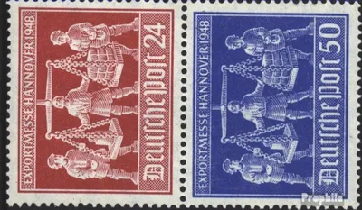 Produktbild von Briefmarken Alliierte Bes.-Gem.Ausg. 1948 Mi SZd1 postfrisch Hannovermesse
