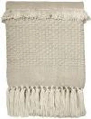 Produktbild von Unyqoos® Plaid Berber ecru – Wohndecke 125 x 150 cm
