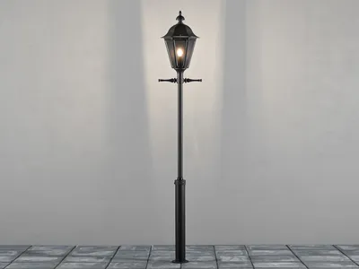 Produktbild von LED Mastleuchte, Wegeleuchte zur Gartenwegbeleuchtung, Außenlampe Landhausstil
