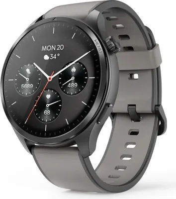 Produktbild von Smartwatch "9000", GPS, Musikspeicher, AMOLED 1,43", wasserdicht, Anthr. (00178627)