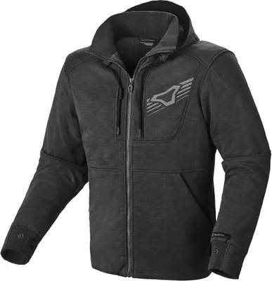 Image de Veste textile pour moto Macna District, gris foncé, M