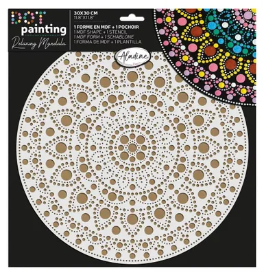Obrázek produktu pro Aladine kreativní malířská sada Mandala 30 cm malování