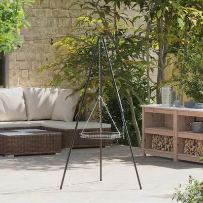 Produktbild von Langlebig Lagerfeuer Stativ Schwarz 92 x 92 x 171.5 cm Stahl - Sonstige Küchenkleingeräte Octo4128541 1parcel