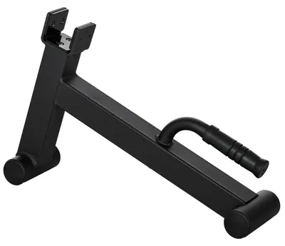 Image de Support pour haltères - Chariot pour soulever les haltères | Couleur : Noir | Dimensions : 12 x 50 x 33 cm
