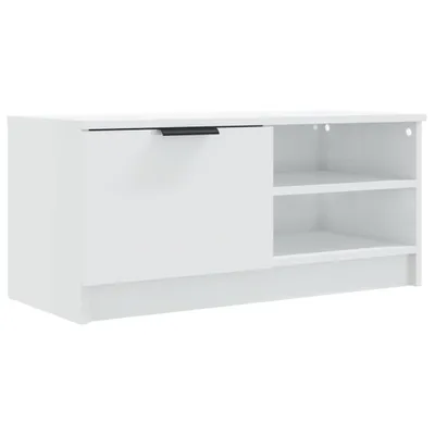 Produktbild von vidaXL TV-Schrank Hochglanz-Weiß 80x35x36,5 cm Holzwerkstoff