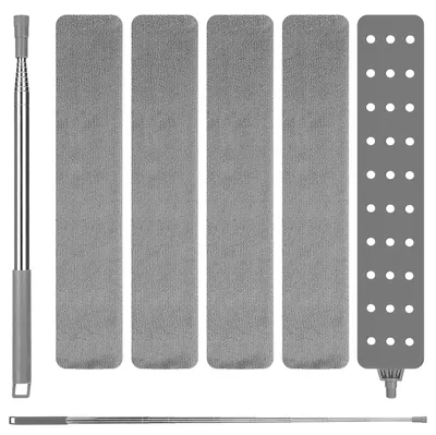 Ausziehbarer Mikrofaser-Staubwedel, 250 cm, 4 Tücher