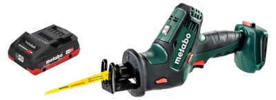 Obrázek produktu pro Metabo SSE 18 LTX Compact akumulátorová pila přímočará 18 V 13 mm + 1x LiHD akumulátor 4,0 Ah - bez nabíječky