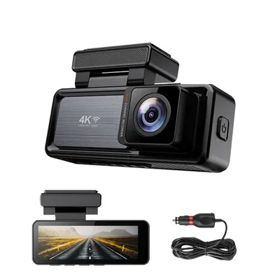 Produktbild von Tekoo 4K Ultra HD Dashcam, 2160P Autokamera, WiFi, 3,2 Zoll IPS Display, WDR