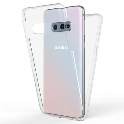 Produktbild von NALIA 360 Grad Handy Hülle für Samsung Galaxy S10e, Full Cover Case Schutzhülle Transparent