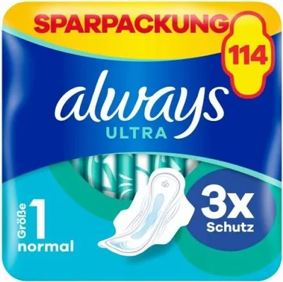Produktbild von always Binden Ultra Day Normal mit Flügeln, 114 St.