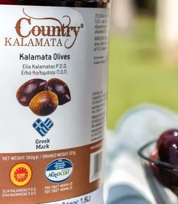 Obrázek produktu pro Olišky odrůdy Kalamata, 1,5 litru, v lehké slané nálevě