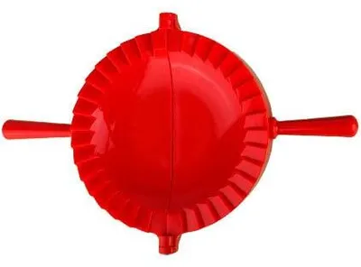 Ravioli- und Pierogi-Form, 15,7 cm, rot, Teigschneider