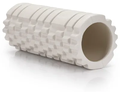 Immagine prodotto di ACTIGET Rullo fitness per massaggio corporeo, medio-duro, rullo con protuberanze, beige chiaro