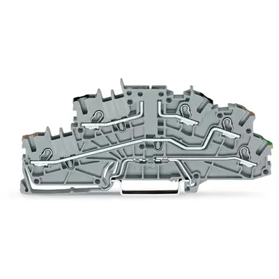 Produktbild von WAGO Installationsetagenklemme;mit Betätigungsöffnung;2,5 mm²;grau 2003-6643