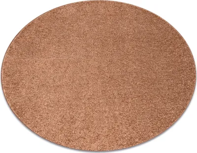 Produktbild von Teppich rund INDUS kupferrot 82 eben, Melange orange rund 170 cm