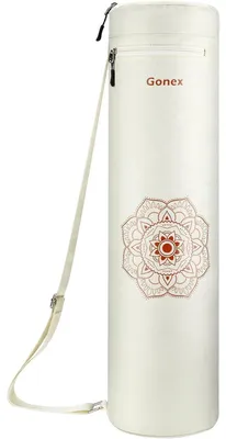 Produktbild von Yogatasche mit durchgehendem Reißverschluss, robust, wasserdicht, verstellbarer Schultergurt, beige