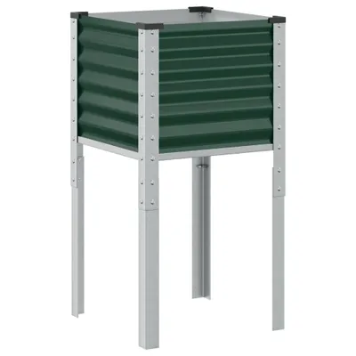 Image de Jardinière Vert 45x45x88 cm Acier