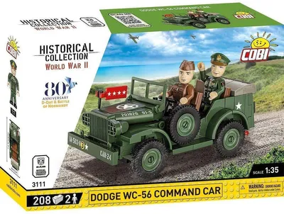 Imagen del producto de COBI Dodge WC-56, kit para montar, a partir de 7 años, 208 piezas