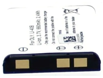 Produktbild von Akku für Medion MD86824 Li-Ion 3,7 Volt 650 mAh schwarz.