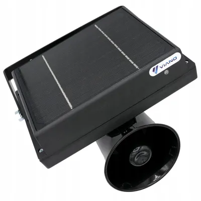 Immagine prodotto di Il dispositivo solare anti-uccelli Viano allontana corvi, storni, piccioni, merli, passeri e altri uccelli – IP54