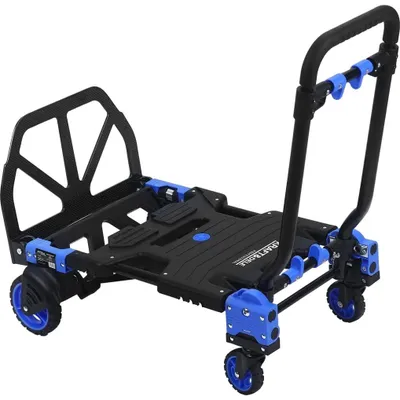 Image de chariot de transport et de stockage pliable 2 en 1 150kg KD3094