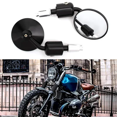 Immagine prodotto di Omgoods - Specchio universale da 7/8 di pollice per motociclette, adatto a diversi modelli
