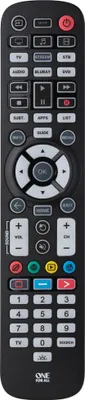 Produktbild von One For All Essential 6, DVD/Blu-ray, IPTV, Soundbar-Lautsprecher, TV, IR Wireless, Drucktasten, Schwarz