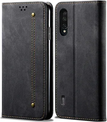 Image de Etui Xiaomi Mi A3, Etui portefeuille en cuir avec fermeture magnétique et fonction stand pour Xiaomi Mi A3 noir
