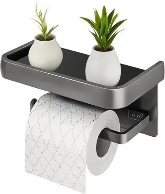 Produktbild von Zeltklevende Toiletrolhalter aus Holz für die Badezimmereinrichtung